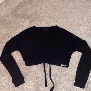 Never worn Gymshark cropped long sleeve